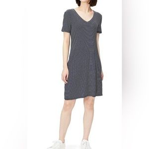 Daily Ritual Women's Jersey Short-Sleeve V-Neck T-Shirt Dress